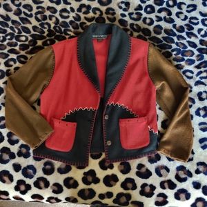 SOLD.........VINTAGE 90's Wool Blend Jacket